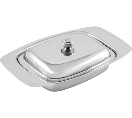 Масленка с крышкой Mallony BD-500 500 мл, нержавеющая сталь 0.5 мм 981045