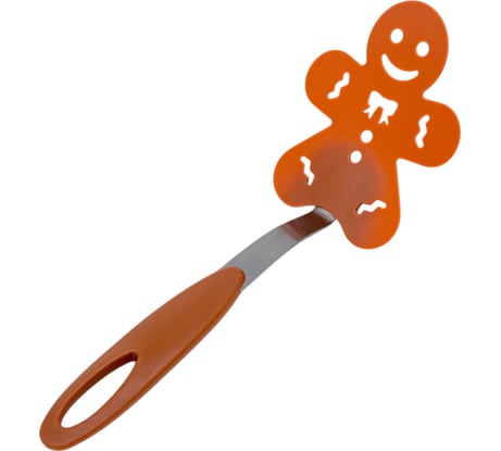 Лопатка для блинов Mallony PT-Gingerbread Пряничный человечек, 27х93 см, сталь, нейлон 985951