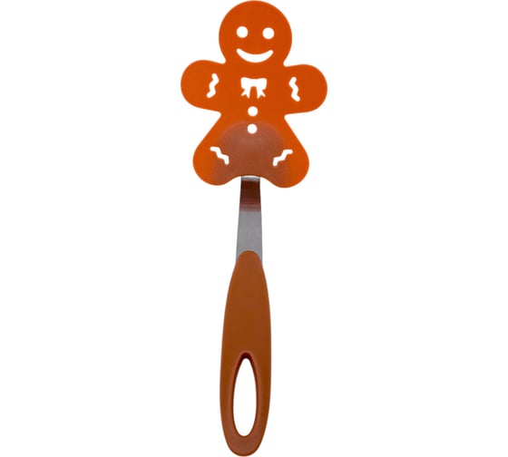 Лопатка для блинов Mallony PT-Gingerbread Пряничный человечек, 27х93 см, сталь, нейлон 985951