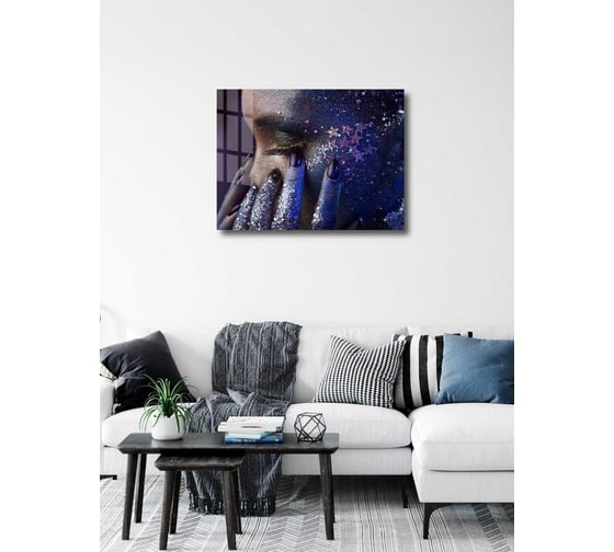 Картина на стекле ARTABOSKO Макияж 60x80 см WBR-1267-05-06