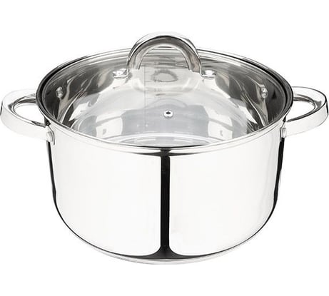 Кастрюля Mallony Mediano 5.8 л, диам. 24 см, капсулированное дно 005445