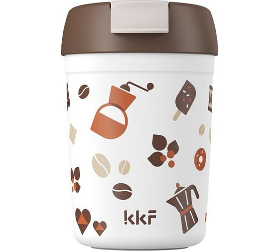 Термостакан-непроливайка KissKissFish Rainbow Vacuum Coffee Tumbler Mini кофейный S-U38C-459
