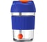 Стакан-непроливайка с трубочкой KissKissFish Rainbow BOBO Cup синий/красный G-U36W-190 1