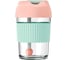 Стакан-непроливайка с трубочкой KissKissFish Rainbow BOBO Cup розовый/зеленый G-U36W-176 1
