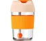 Стакан-непроливайка с трубочкой KissKissFish Rainbow BOBO Cup оранжевый G-U36W-220 1