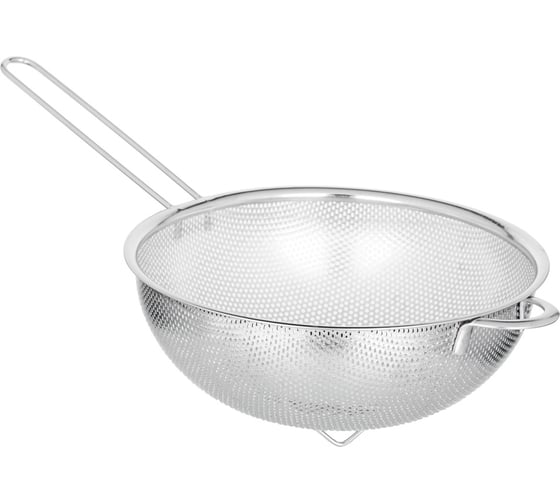 Дуршлаг с ручкой VETTA ALS1003-22 22 см, нержавеющая сталь 886-036 1