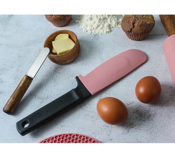 Силиконовая лопатка-нож VETTA HS9921 27 см, 3 цвета 891-056
