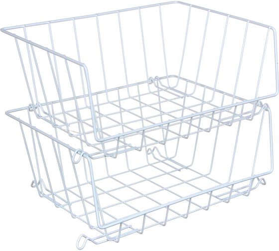 Двойная универсальная полка VETTA 29x22x12 см, металл 422-022 1