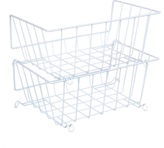 Двойная универсальная полка VETTA 29x22x12 см, металл 422-022