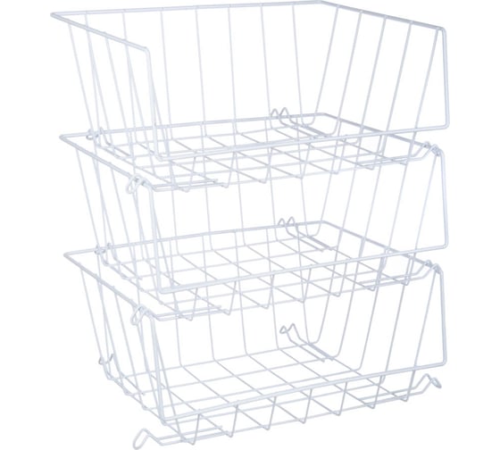 Полка VETTA 3 шт, 29x22x12 см, металл 422-032 1