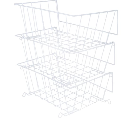 Полка VETTA 3 шт, 29x22x12 см, металл 422-032