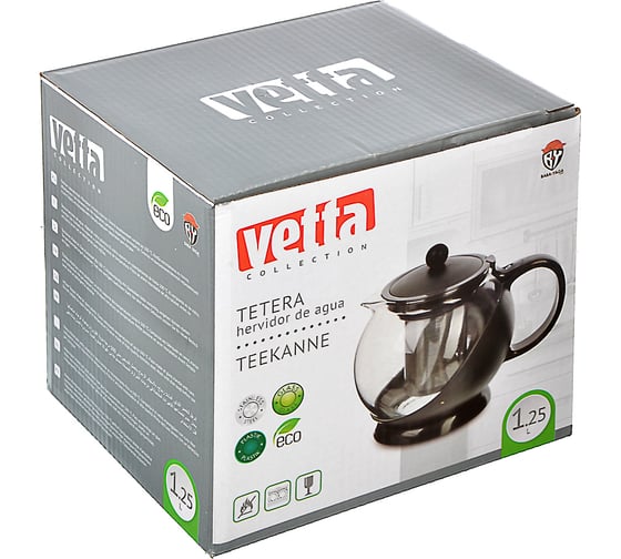 Заварочный чайник VETTA Дени 1.25 л, пластик 850-172
