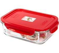 Стеклянный контейнер OURSSON красный CG1002S/RD