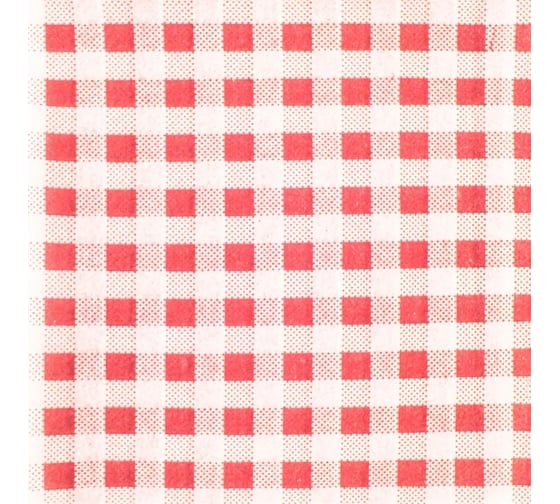 Салфетки сыктывкарские 24x24 см, 1 слой, с рисунком шотландка, красная, 400 шт 1001381781