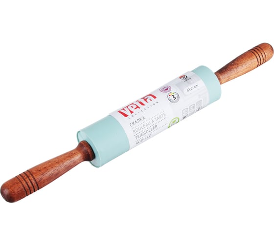 Силиконовая скалка VETTA HS-RP003 43x5 см, 3 цвета 891-071