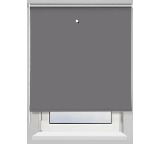 Рулонная штора  PRAKTO Blackout Color 55x160 см, серый 8314238