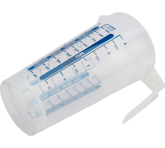Кувшин мерный, 1 л, пластик Cosmoplast 2125
