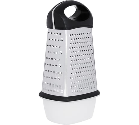 Терка VETTA FG0426-9SB 4-х сторонняя, с контейнером, 23 см, нержавеющая сталь 885-112