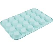 Силиконовая форма для булочек VETTA HS-006C 24 ячейки, 36x24x2,2 см, 3 цвета 891-004