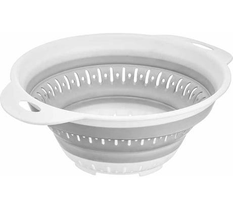 Складной дуршлаг Phibo круглый, 245x200x850 мм, серый 411169511