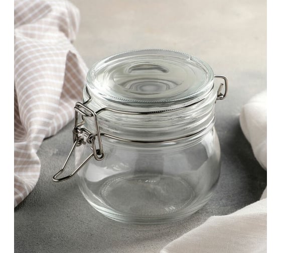 Стеклянная банка для сыпучих продуктов PERFECTO LINEA Wecker 0.5 л 34-500111
