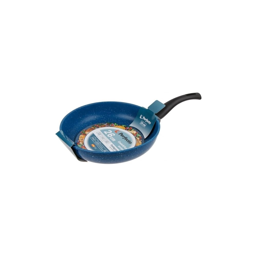 Алюминиевая сковорода PERFECTO LINEA Cook&Fun 26 см синяя 55-260026 ...