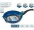 Алюминиевая сковорода PERFECTO LINEA Cook&Fun 22 см синяя 55-220026 2