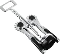 Рычажный штопор VETTA 18x5.5 см, нержавеющая сталь, на блистере 882-286