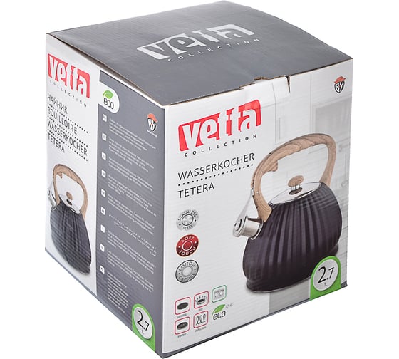 Стальной чайник VETTA Винзен, 2.7 л, индукция 847-075