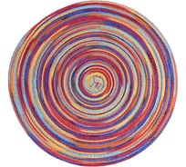 Сервировочная салфетка МУЛЬТИДОМ Спираль диаметр 18 см 3 цвета VL51-81