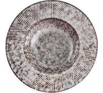 Тарелка ZDK Homium Kitchen Moder коричневая, диаметр 25.5 см, 500 мл 3715155