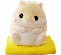 Подушка-игрушка с пледом 3 в 1 Beroma хомяк 07709916