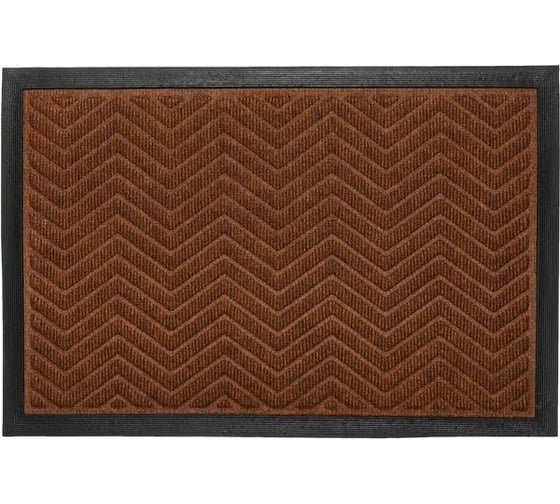 Придверный влаговпитывающий коврик PERFECTO LINEA 40x60 см, Зигзаг 22-173021 1
