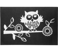 Придверный влаговпитывающий коврик PERFECTO LINEA 40x60 см, Сова 22-140603