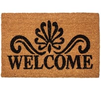 Придверный кокосовый коврик PERFECTO LINEA 40x60 см, Welcome-2 22-128733