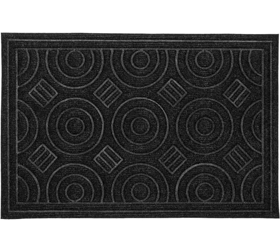 Придверный влаговпитывающий коврик PERFECTO LINEA 40x60 см, Круги 22-735081