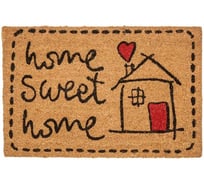 Придверный кокосовый коврик PERFECTO LINEA 40x60 см, Sweet Home 22-118732