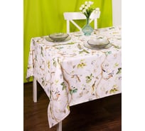 Кухонная скатерть на стол Altali прямоугольная, хлопковая, 136x180 см, коллекция Лесная прогулка 795-2147/2