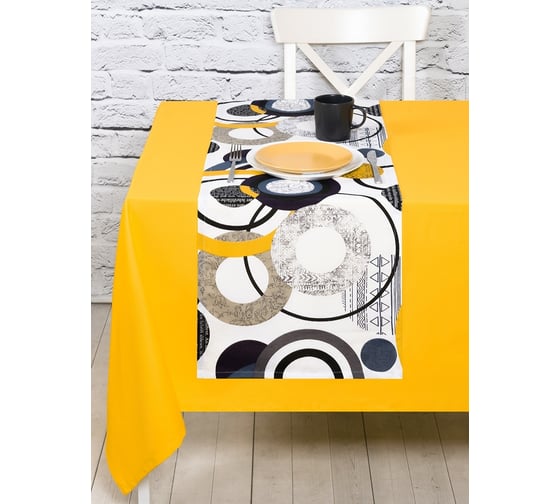 Кухонная дорожка-скатерть на стол Altali 40x140 см, 1 шт., коллекция Хайтек 798-3176/1