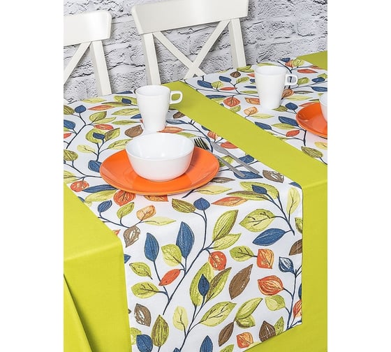Кухонные дорожки-скатерти на стол Altali 40x140 см, комплект 2 шт., коллекция Арджуна 197-3097/1