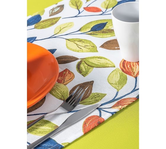 Кухонные дорожки-скатерти на стол Altali 40x140 см, комплект 2 шт., коллекция Арджуна 197-3097/1