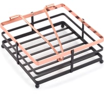 Салфетница для больших салфетокPomi d'Oro 18х18 см металлическая P135614 Filo di ferro