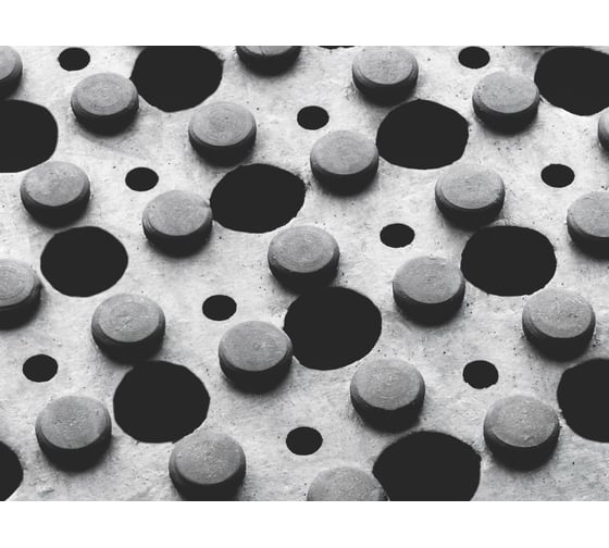 Резиновый ковер для входной зоны HAMAT ДОМИНО/DOMINO 100х150 см, 16 мм 350/02