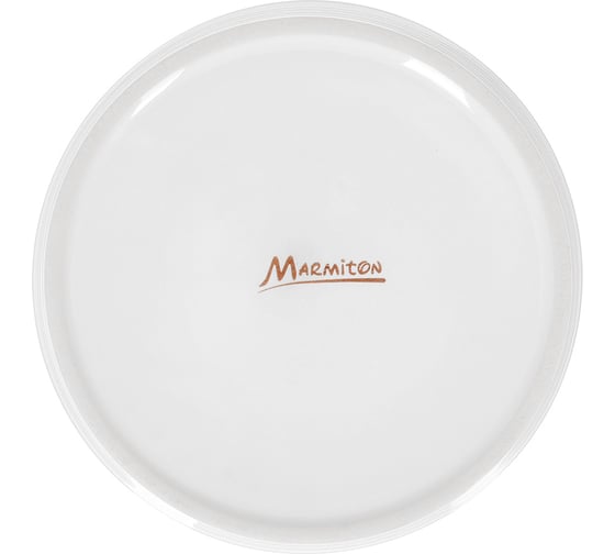 Керамическая форма для запекания MARMITON круглая, 20x20x8 см, белая 17360
