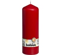 Свеча-столбик Bolsius 200х70 мм, красная 103615570141