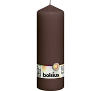 Свеча-столбик Bolsius 200х70 мм, темно-бордовая 103615570128