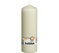 Свеча-столбик Bolsius 200х70 мм, кремовая 103615570105