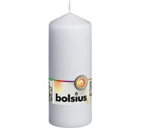 Свеча-столбик Bolsius 150х60 мм, белая 103614600102