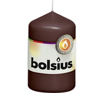 Свеча-столбик Bolsius 80х50 мм, темно-бордовая 103613200128
