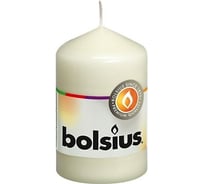 Свеча-столбик Bolsius 80х50 мм, кремовая 103613200105